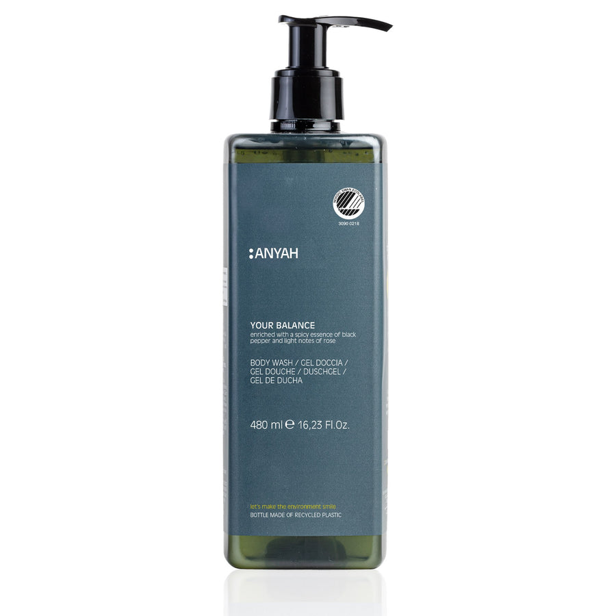 ANYAH – sprchový gel · 480 ml · uzavřená lahev