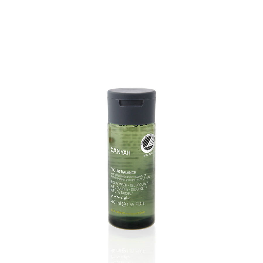 ANYAH – sprchový gel · 46 ml · recyklovaná lahvička